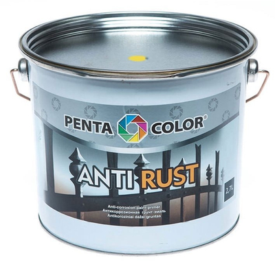 Bojë antikorrozive Pentacolor Anticor Yellow, 2.7L, për metal, e verdhë