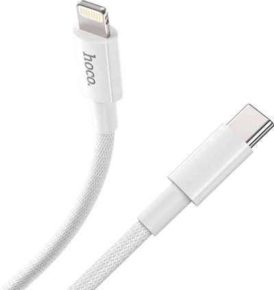 Kabllo kariku Hoco X56, Type C në Lightning, PD 20W 3A, 1m, e bardhë