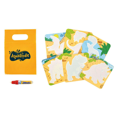 Set vizatimi me ujë Tomy Aquadoodle Mini Mats Dinosaurs, 6 copë, për fëmijë