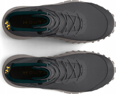 Çizme taktike Under Armour Micro G Valsetz Trek Mid, lëkurë, të papërshkueshme nga uji, gri