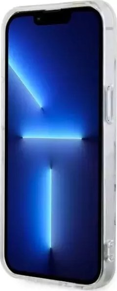 Mbulesë telefoni Guess GUHMP14MPCUMAH Marble MagSafe, për iPhone 14 Plus 6.7", efekt mermeri, e bardhë