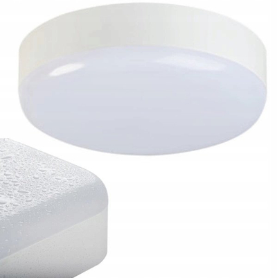 Plafonierë tavanore LED Kanlux IPER LED 10W NW O, 10W, IP65, e bardhë