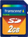 Kartë memorie Transcend TS2GSDC SD, 2GB
