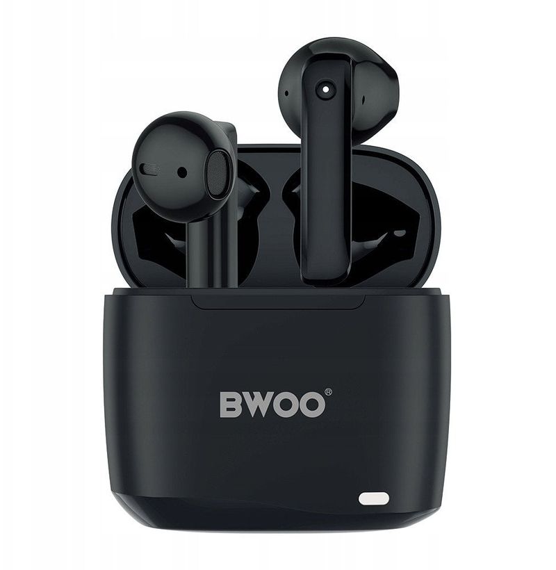 Kufje wireless Bwoo TWS BW94, Bluetooth 5.3, USB C, të zeza