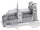Puzzle 3D metalik Piececool Notre Dame Cathedral, model ndërtimi, ngjyrë argjendtë
