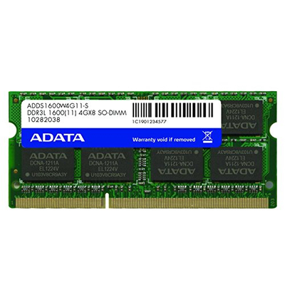 Memorie RAM ADATA ADDS1600W4G11-S, 4GB DDR3, 1600MHz