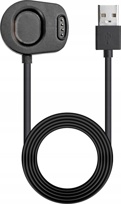 Kabllo karikimi Akyga AK-SW-55, USB, 1m, për Suunto 7, e zezë