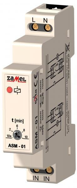 Kohëmatës shkallësh Zamel ASM-01, 16A, 1NO 230V AC