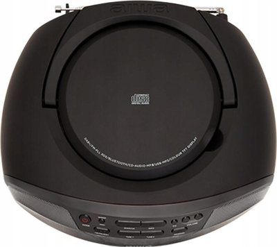Radiokasetofon portativ Aiwa Black Boombox, CD USB Bluetooth, radio DAB FM, i zi