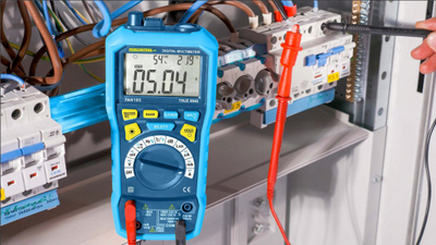Multimetër digjital Lange Łukaszuk Pancontrol PAN 185, True RMS, CAT III 1000V, blu