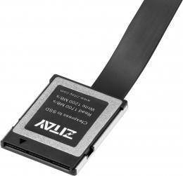 Adapter karte memorie Zitay CS-305, nga CFexpress Type B në M.2 NVMe SSD, ngjyrë e zezë