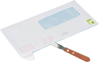 Thikë për zarfe Q-Connect, 22 cm, e kaftë/e argjendtë