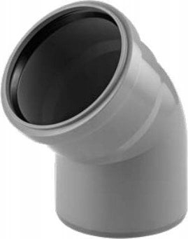 Bërryl për ujëra të zeza Magnaplast HTplus PP 110/22, 110mm, kënd 22°, gri
