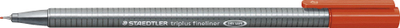 Stilolaps Staedtler Fineliner, 0.3mm, i kuq