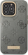 Mbulesë telefoni Guess Peony Logo Plate GUHMP13XSAPSTG, për iPhone 13 Pro Max 6.7", MagSafe, gri