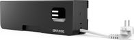 Kuti sigurie për prizë Compulocks Security Power Strip EU, metal, montim nën tavolinë, e zezë