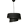 Llambë tavani metal+pëlhurë Ø32×70 cm (HM7356.05)