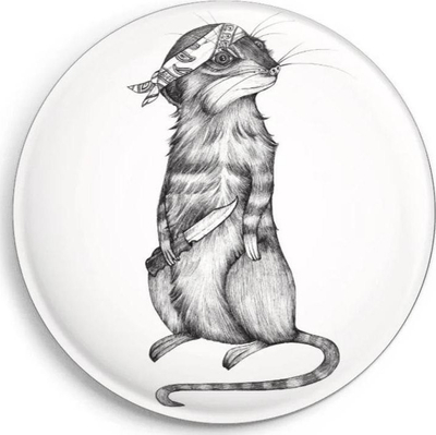 Magnet dekorativ Ligarti Tomi Knife Meerkat, 56mm, shumngjyrësh