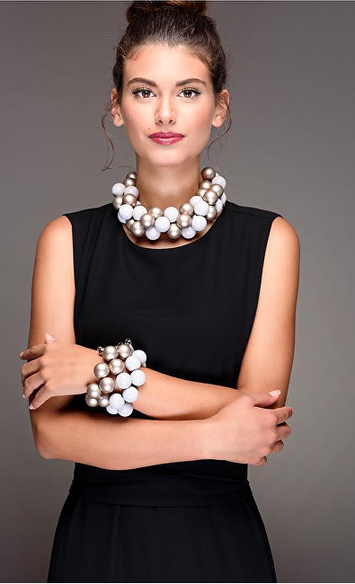 Varëse për femra #ballsmania C206 11-4800, e zezë/ e bardhë