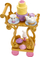 Kukull Mattel Disney Princess Belle HLW19, set me karrocë çaji, për fëmijë 3+