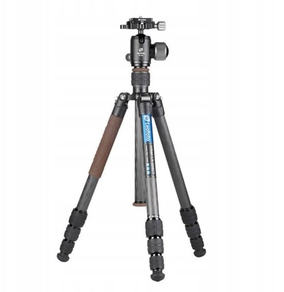 Tripod udhëtimi Leofoto LX-224CT XB-32Q, fibër karboni, ball head, i zi
