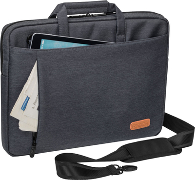 Çantë laptopi PEDEA Elegance, 15.6", ndarje për tablet 11", gri