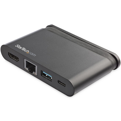 Stacion docking USB-C StarTech DKT30CHCPD, 4K, GbE, e zezë