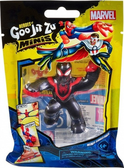 Figurinë lodër Marvel Heroes of Goo Jit Zu Minis, 6 cm, shtrirëse, shumëngjyrëshe