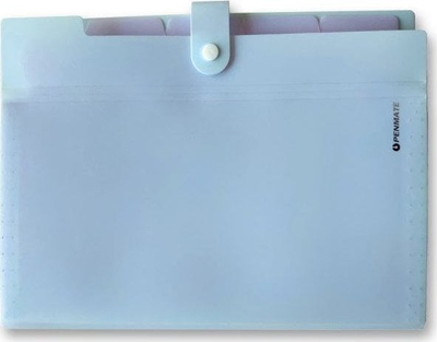 Folder organizues Penmate PP-105, A4, 5 ndarje, pastel blu