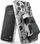 Maskë telefoni Adidas SP Clear Grip Paisley për iPhone 13 / 13 Pro 6.1", me mbajtëse, transparente me të zezë