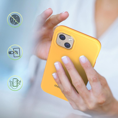 Mbrojtëse telefoni Choetech për iPhone 13, PC+TPU, MFM, portokalli