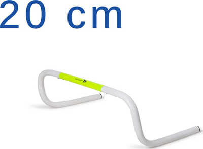 Pengesë stërvitje Yakimasport 100177, 20 cm, vetëngritëse, e bardhë me neon