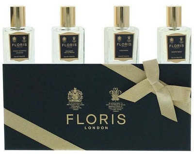Set parfumi Floris London, Night Scented Jasmine Bouquet De La Reine White Rose Chypress, 4x15ml, për gra