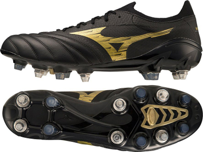 Këpucë futbolli Mizuno Morelia Neo B Elite Mix, SG, nr 44, të zeza me ar