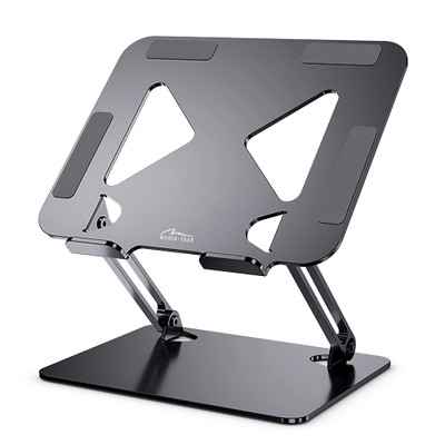 Mbajtëse laptopi Media-tech MT2661, metalike, 10"-17", gri