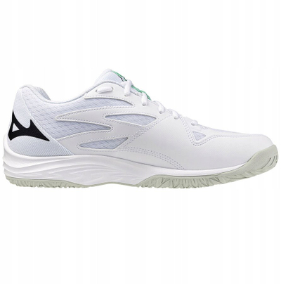 Këpucë sportive Mizuno Thunder Blade Z V1GA237016, për sallë, me shollë non marking, të bardha