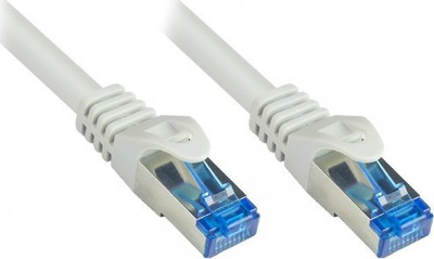 Kabllo rrjeti Alcasa 8060-SF015, Cat6a S FTP, 1.5 m, gri