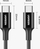 Kabllo USB Type C në Type C, 1m, 5A 100W, e bardhë