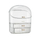 Raft kozmetike transparent 28.5*19.5*35cm. UNIMIKS