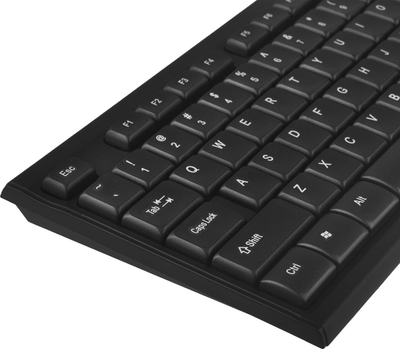 Сет тастатура и глушец NanoRS RS580, безжичен 2.4GHz, 1200 DPI, црн