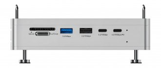 Docking station Ulanzi QT03, USB C me 5 porta, SSD M.2 NVMe, ngjyrë e zezë