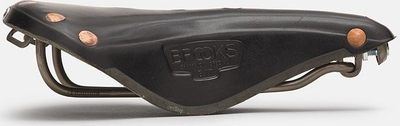 Shaltra biçiklete Brooks B17 Special Titanium, shina titani, lëkurë, e zezë