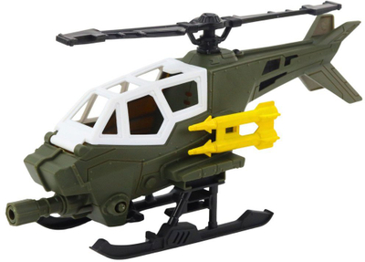 Set lodrash ushtarake LEAN Toys Military Set, helikopter ushtarak, figurina ushtarake, shumëngjyrëshe