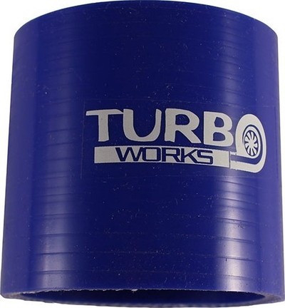 Lidhës silikoni TurboWorks Blue, 51mm, 80mm, blu