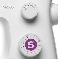 Машина за шиење Singer M2505, 10 бодови, бела