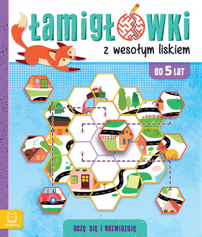 Puzzle edukative për kalamoj, me dhelpër të gëzuar, 5+