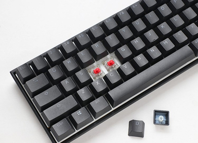Tastierë për lojëra Ducky Mecha Pro SF, Cherry MX Speed Silver, RGB LED, e zezë