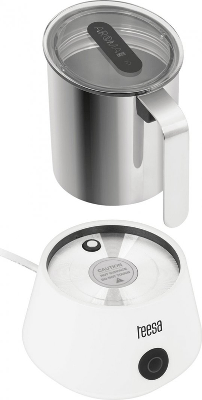 Shkumues qumështi Teesa Aroma F50, elektrik, inox, argjendtë