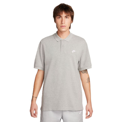 Поло блуза Nike Club M FN3894-063, памук полиестер, сива