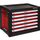 Dolap servirti Yato YT-09155, 6 sirtarë, 690x465x535mm, gri